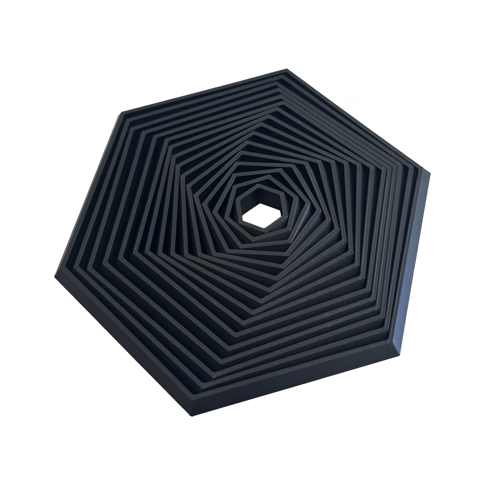 Hex Fidget 3D printed desk toys in PLA