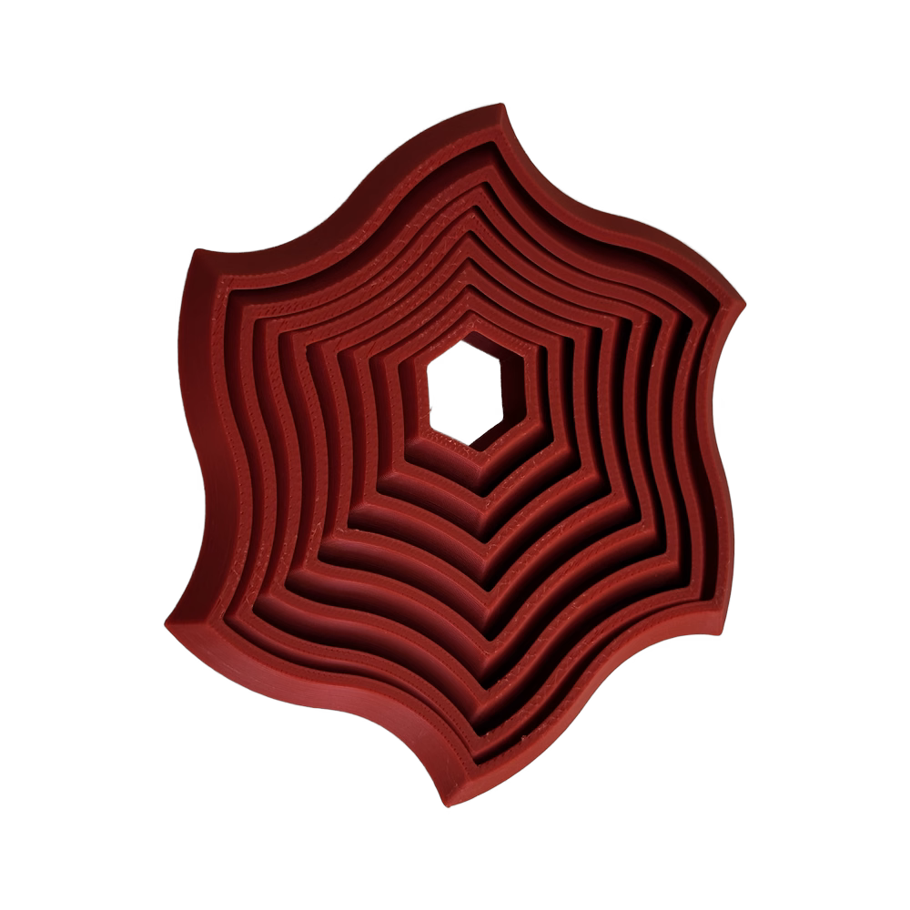 Star Fidget 3D printed desk toys in PLA